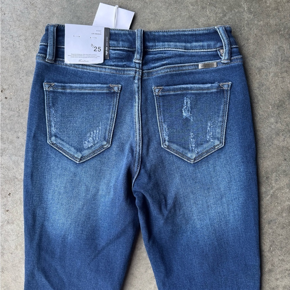 KanCan Blue Skinny Jeans size 3 - Picture 2 of 4